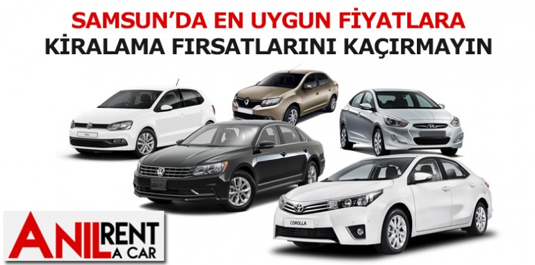 anıl oto kiralama samsun